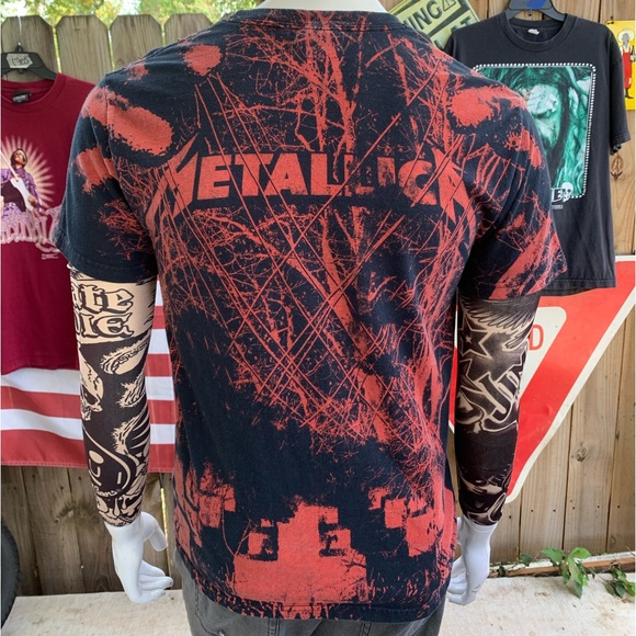 Y2K Vtg Metallica master of puppets 2006 t shirt  Size M ALL OVER 2-SIDES - Picture 5 of 8